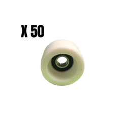 LOT DE 50 Roulettes Galet Ø59