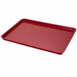 Plateau ABS 600X400 MM Rouge