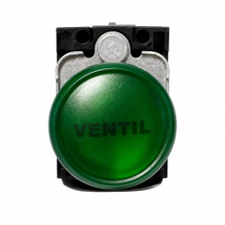 Voyant LED ventil vert 230 V